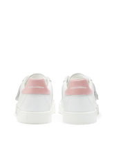 PORTOFINO LIGHT SNEAKERS IN CALFSKIN WITH LOGO - | Dolce & Gabbana