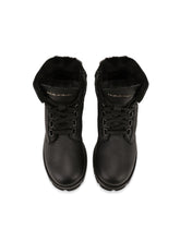 Calfskin combat boots - | Dolce & Gabbana