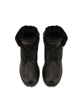 Calfskin combat boots - | Dolce & Gabbana