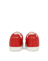 Dolce & Gabbana Trainers In Solid-Coloured Nappa Calf Leather - | Dolce & Gabbana