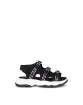 Mesh trekking sandals with jacquard logo - | Dolce & Gabbana