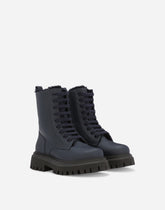 Calfskin combat boots - | Dolce & Gabbana