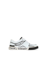 Graffiti-print New Roma sneakers - | Dolce & Gabbana