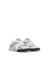 Graffiti-print New Roma sneakers - | Dolce & Gabbana