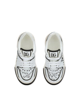 Graffiti-print New Roma sneakers - | Dolce & Gabbana
