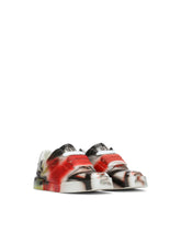New Roma sneakers with spray-paint DG logo print - | Dolce & Gabbana