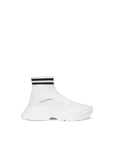 High-top slip-on sneakers in stretch mesh - | Dolce & Gabbana