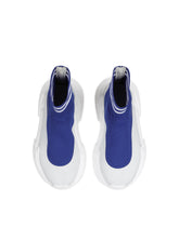 High-top slip-on sneakers in stretch mesh - | Dolce & Gabbana