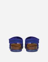 Technical fabric sandals with logo embroidery - | Dolce & Gabbana