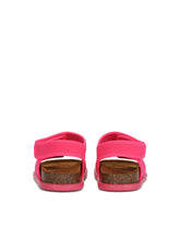 Technical fabric sandals with logo embroidery - | Dolce & Gabbana