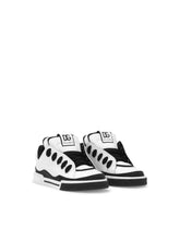 Mixed-material Portofino sneakers - | Dolce & Gabbana