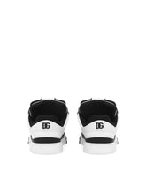Mixed-material Portofino sneakers - | Dolce & Gabbana