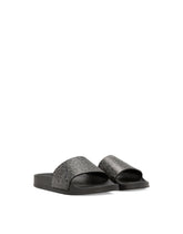 Calfskin beach sliders - | Dolce & Gabbana