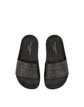 Calfskin beach sliders - | Dolce & Gabbana