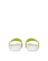 Rubber sliders with logo print - | Dolce & Gabbana