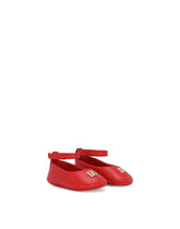 Nappa leather newborn ballet flats - | Dolce & Gabbana