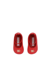 Nappa leather newborn ballet flats - | Dolce & Gabbana