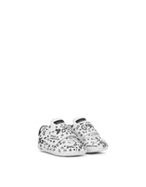 Graffiti-print nappa leather sneakers - | Dolce & Gabbana