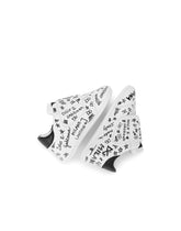 Graffiti-print nappa leather sneakers - | Dolce & Gabbana