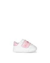 Nappa leather sneakers with logo - | Dolce & Gabbana