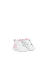 Nappa leather sneakers with DG logo - | Dolce & Gabbana