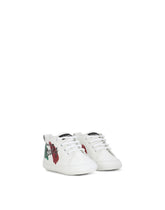 Nappa leather sneakers with Made in Italy print - | Dolce & Gabbana