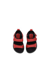 Calfskin sandals with DG logo - | Dolce & Gabbana