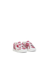 Printed calfskin Portofino sneakers - | Dolce & Gabbana