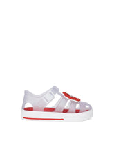 Rubber sandals with DG flower logo - | Dolce & Gabbana