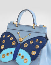 Sicily crossbody bag in napped calfskin leather with patch - | Dolce & Gabbana