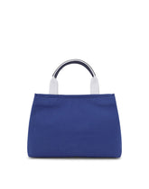 Canvas handbag with DG patch - | Dolce & Gabbana