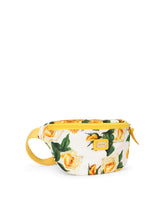Nylon belt bag with poppy print - | Dolce & Gabbana