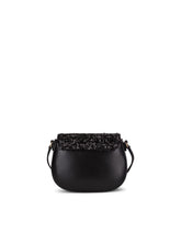 Lambskin crossbody bag with sequin details - | Dolce & Gabbana
