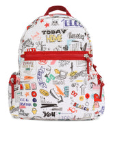 Nylon backpack with Smemo print - | Dolce & Gabbana
