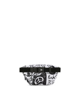 Nylon belt bag with graffiti print - | Dolce & Gabbana