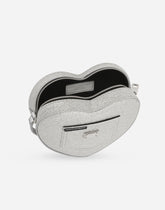 Glittery fabric DG Girlie Heart bag - | Dolce & Gabbana