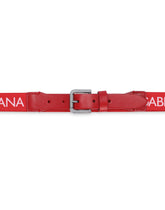 Dolce & Gabbana Belt In Two-Toned Stretch Calf Leather - | Dolce & Gabbana