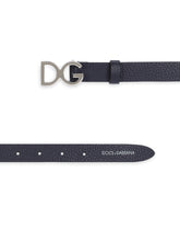 Deerskin belt with DG buckle - | Dolce & Gabbana