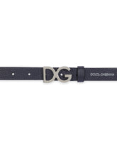 Deerskin belt with DG buckle - | Dolce & Gabbana
