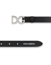 Deerskin belt with DG buckle - | Dolce & Gabbana