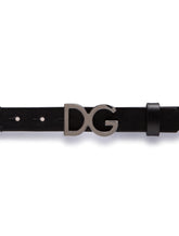 Stretch tape belt with logo - | Dolce & Gabbana