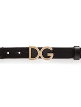 Stretch tape belt with DG buckle - | Dolce & Gabbana