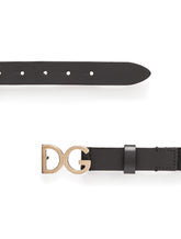 Stretch tape belt with DG buckle - | Dolce & Gabbana