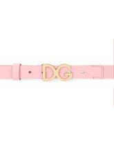 Branded elastic and calfskin belt - | Dolce & Gabbana