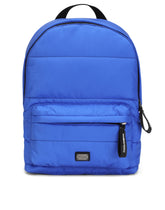 Nylon backpack with DG logo - | Dolce & Gabbana