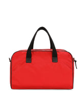 Nylon travel bag with logo print - | Dolce & Gabbana