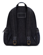 Denim backpack with DG logo - | Dolce & Gabbana