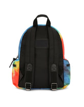 Nylon backpack with tie-dye print - | Dolce & Gabbana