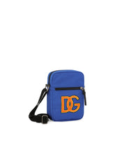Nylon crossbody bag with DG-logo print - | Dolce & Gabbana