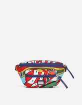 Printed nylon belt bag - | Dolce & Gabbana